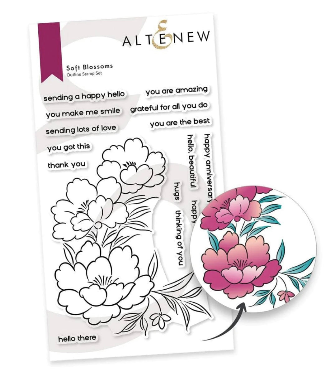 Stamps: Altenew-Soft Blossoms