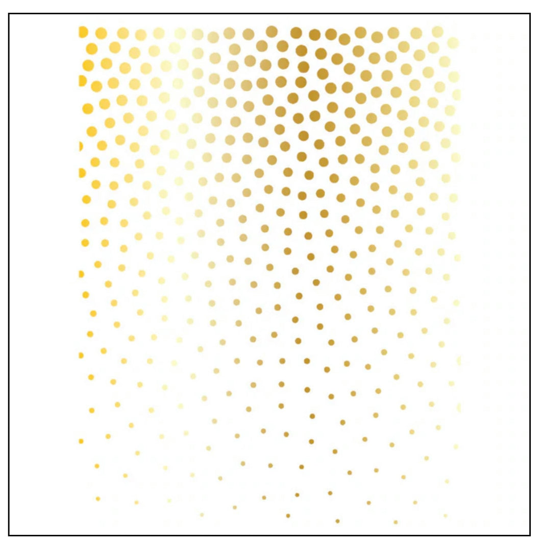 Hot Foil: Honey Bee Stamps-Ombre Dots | A2 Hot Foil Plate