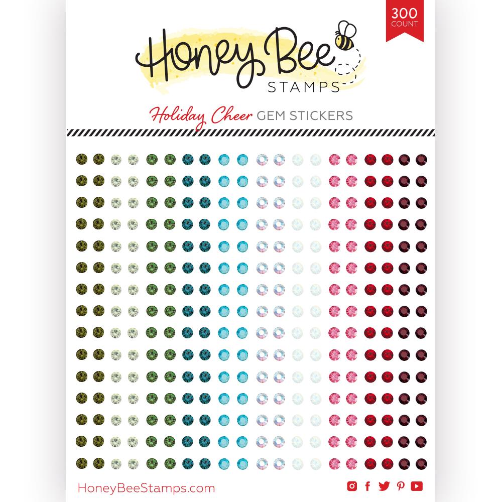 Embellishments: HoneyBee Stamps-Holiday Cheer Gem Stickers
