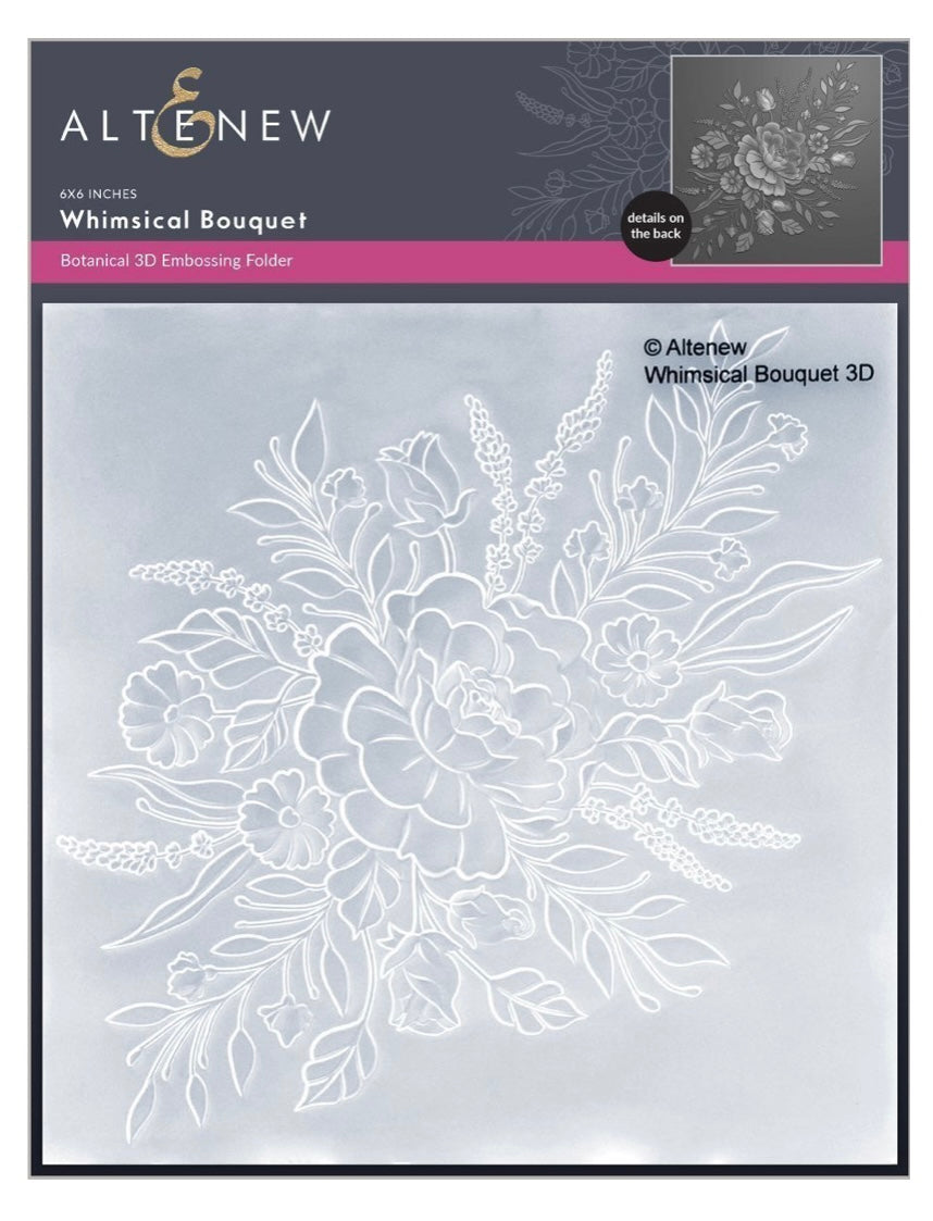 Embossing Folders: Whimsical Bouquet 3D Embossing Folder