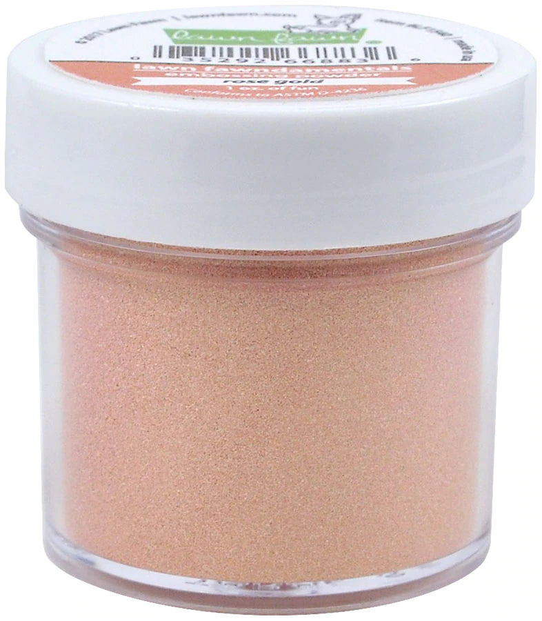Embossing Powder: Lawn Fawn-Rose Gold