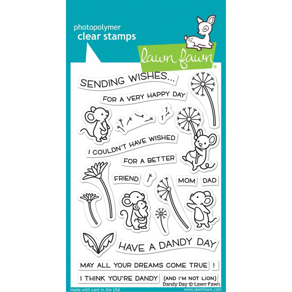 Stamps: Lawn Fawn Clear Stamps-Dandy Day