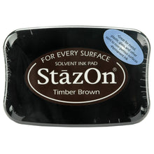 Load image into Gallery viewer, Ink: StazOn Solvent Ink Pad by Imagine-Timber Brown
