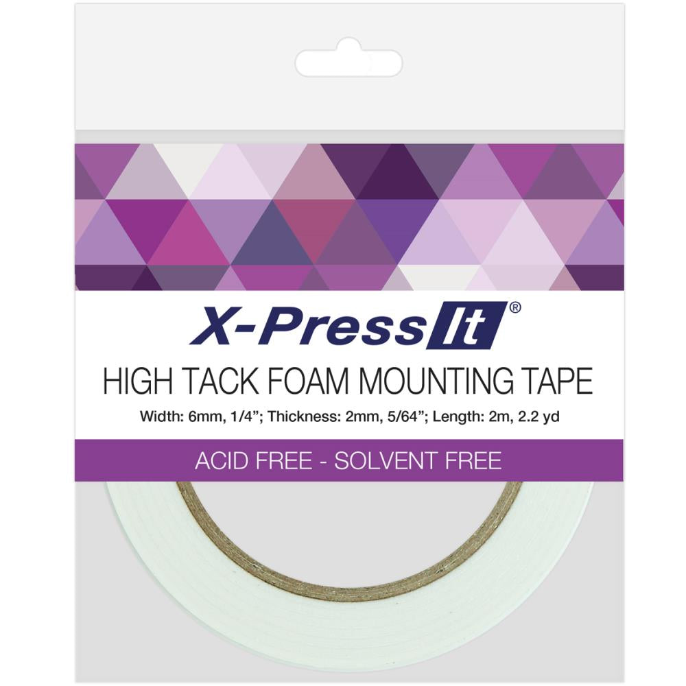 Adhesives: X-Press It High Tack Foam Mounting Tape