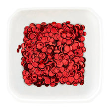 Load image into Gallery viewer, Embellishments: Spellbinders-Color Essentials Sequins-Scarlet Smooth Disc
