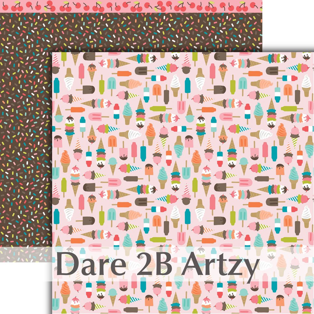 12x12 Paper: Dare 2B Artzy- Sprinkles on Top
