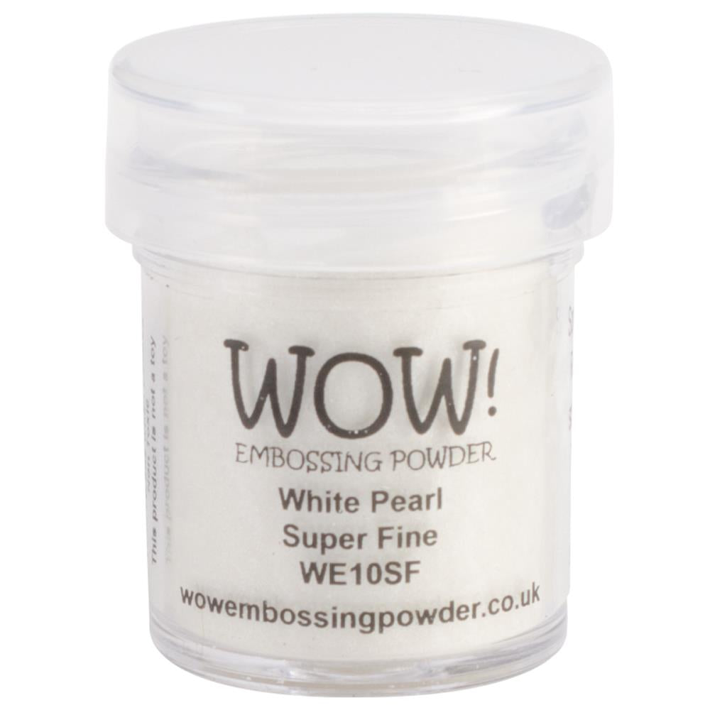 WOW! Embossing Powder Super Fine 15ml-White Pearl