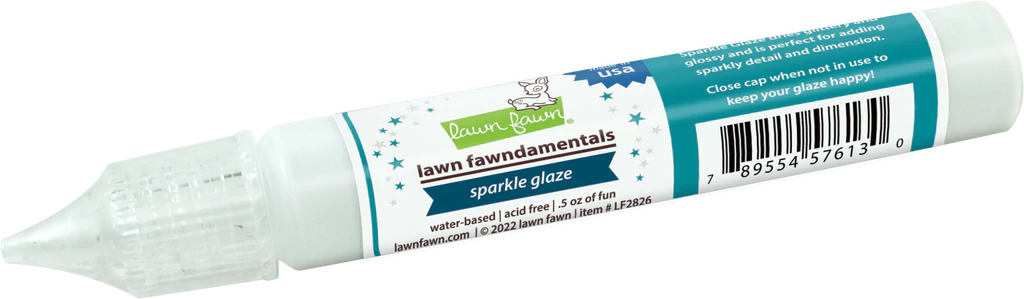 Embellishments: Lawn Fawn-Sparkle Glaze