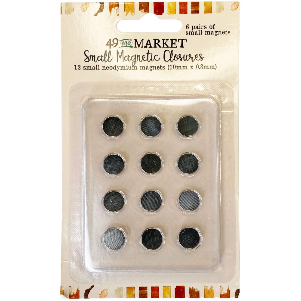 Adhesives: 49 And Market Foundations Magnetic Closures 12/Pkg-small
