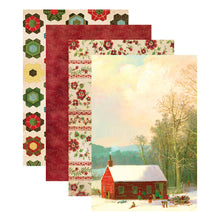 Load image into Gallery viewer, Specialty Paper: CHRISTMAS VELVET 6 X 9-INCH PAPER PAD FROM THE CHRISTMAS FLEA MARKET FINDS COLLECTION BY CATHE HOLDEN
