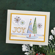 Load image into Gallery viewer, Embellishments: Spellbinders-Christmas Glitter Sentiment Stickers
