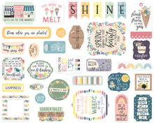 Load image into Gallery viewer, Embellishments: Echo Park Ephemera Die Cut Cardstock Pack-New Day
