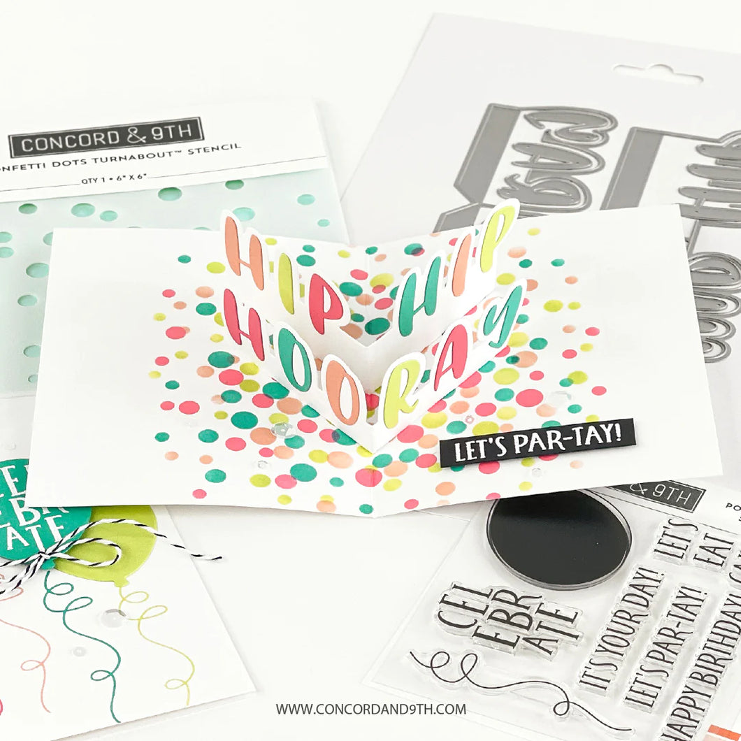 Stamps: Concord & 9th-Pop-Up Par-Tay Stamp Set