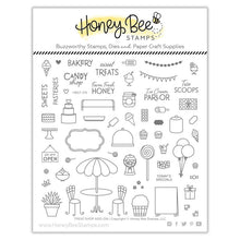 Load image into Gallery viewer, Stamps: Honey Bee Stamps-Treat Shop Add-On Stamp Set (6x6)-DISCONTINUED
