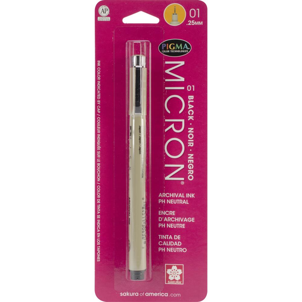 Coloring Tools: Pigma Micron Pen 01 .25mm-Black