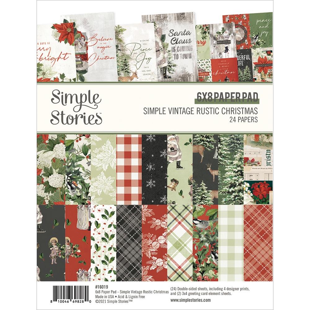 Specialty Paper:Simple Stories-Simple Vintage Rustic Christmas Double-Sided Paper Pad 6