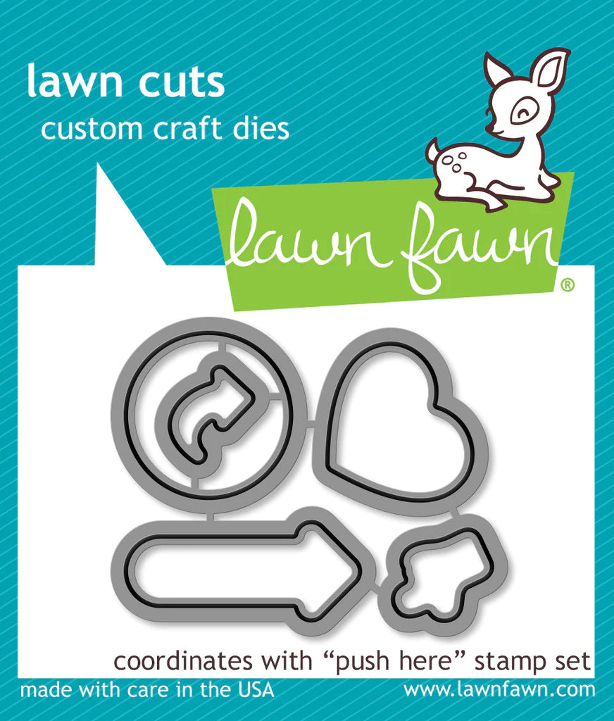 Dies: Lawn Fawn-Push Here - Lawn Cuts