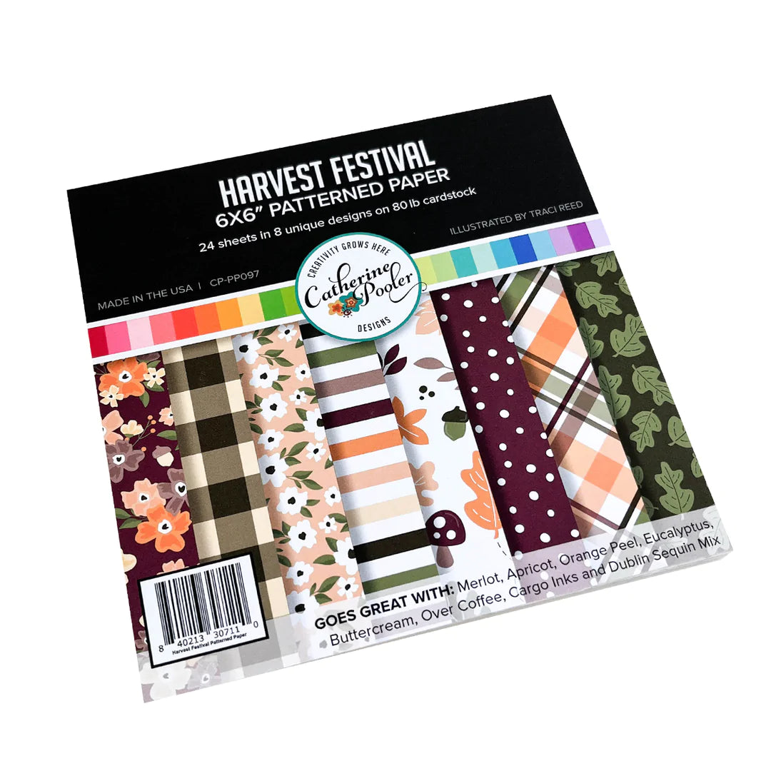 6x6 Paper: Catherine Pooler Designs-Harvest Festival – Purple Pinky ...