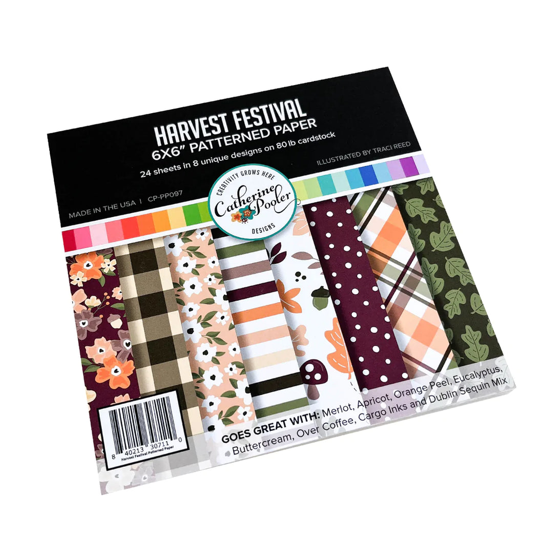 6x6 Paper: Catherine Pooler Designs-Harvest Festival