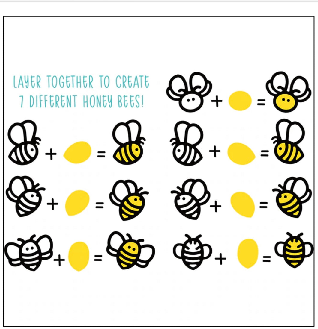 Dies: Honey Bee Stamps-Paper Piecing Honey Bees Honey Cuts Dies