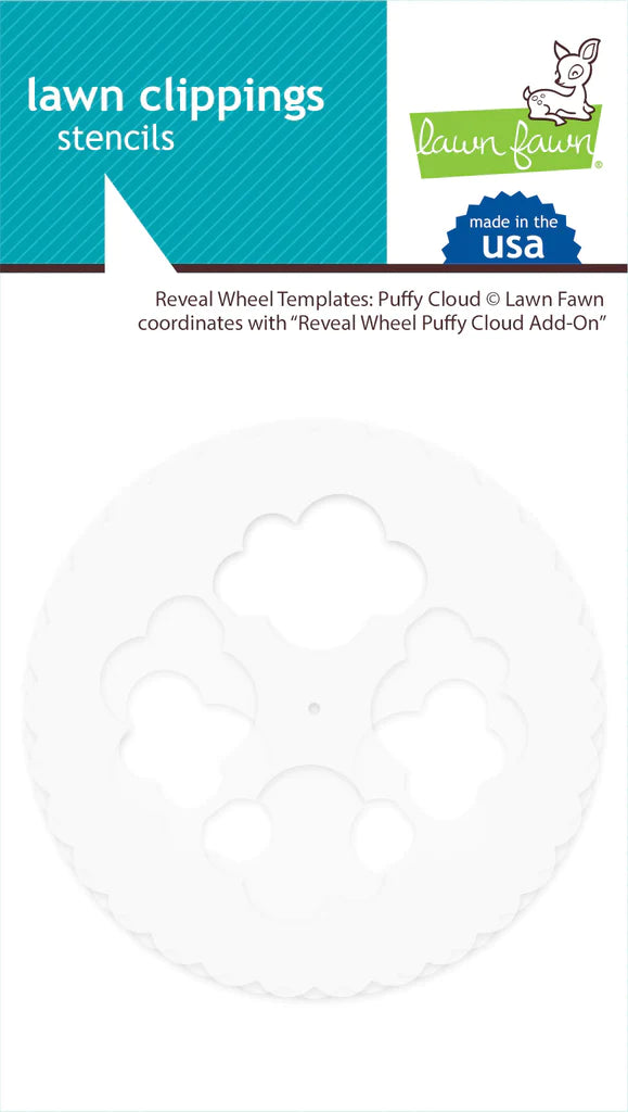 Stencils: Lawn Fawn-Reveal Wheel Templates: Puffy Cloud