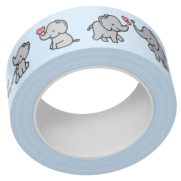 Embellishments: Lawn Fawn-Elephant Parade Washi Tape