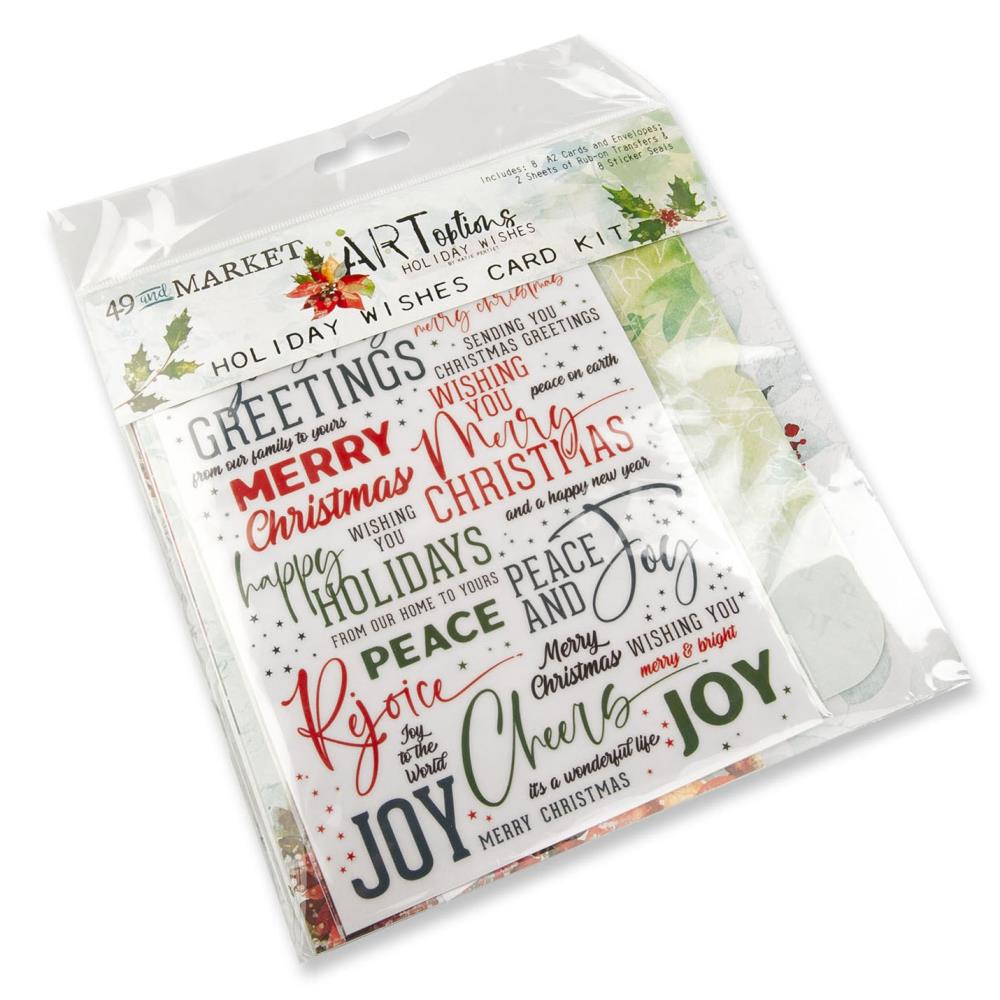 Card Kit: 49 And Market Card Kit-Artoptions-Holiday Wishes