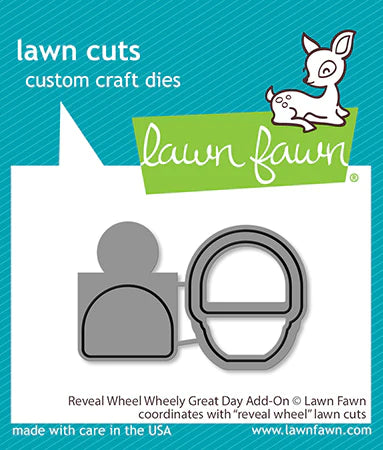 Dies: Lawn Fawn-Reveal Wheel Wheely Great Day Add-On Lawn Cuts