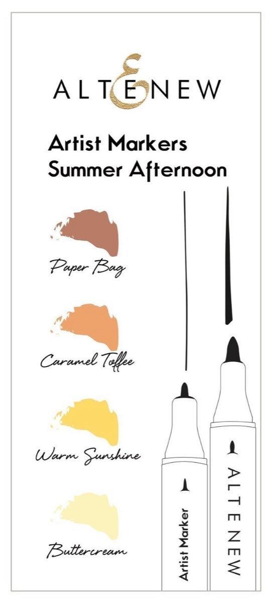 Coloring Tools: Artist Alcohol Markers-Summer Afternoon