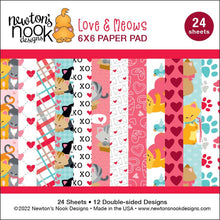 Load image into Gallery viewer, 6x6 Paper: Newton’s Nook Designs-Love &amp; Meows
