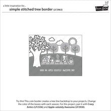 Load image into Gallery viewer, Dies: Lawn Fawn-Simple Stitched Tree Border
