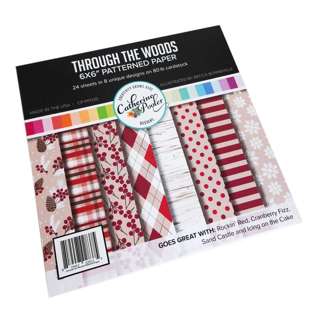 6x6 Paper: Catherine Pooler Designs-Through The Woods Patterned Paper