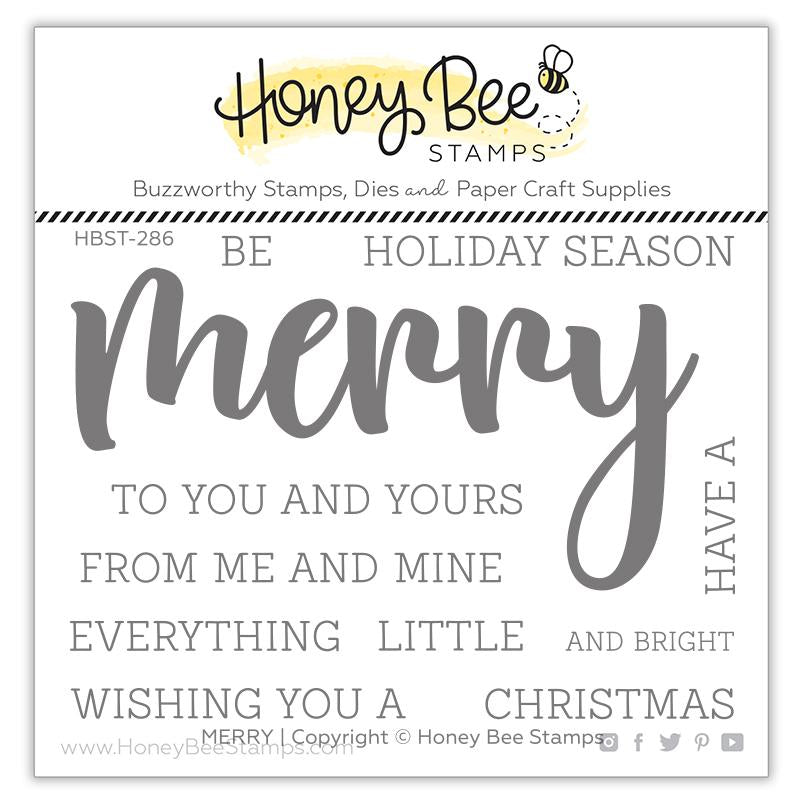 Stamps: HoneyBee Stamps-Merry