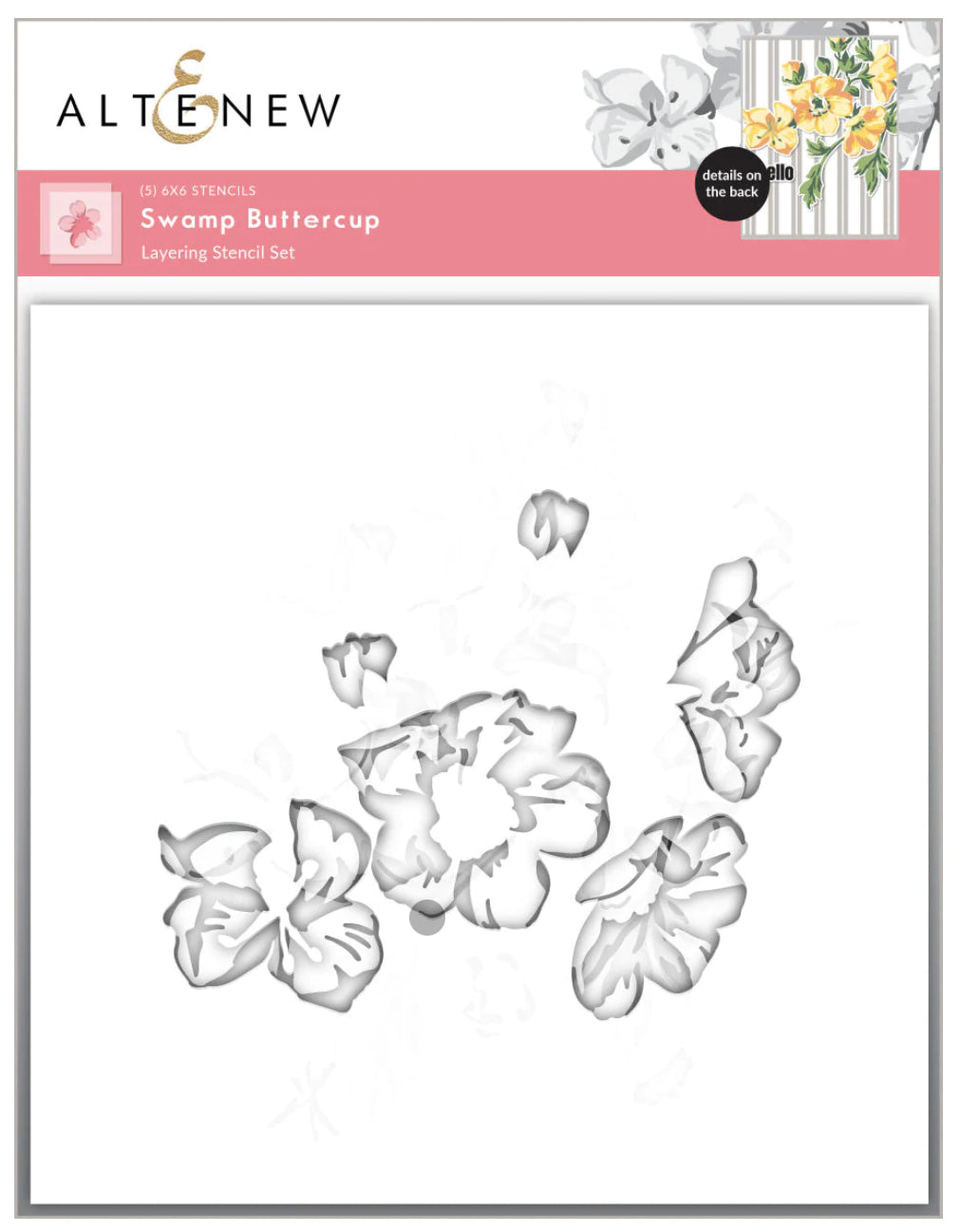 Stencils: Altenew-Swamp Buttercup