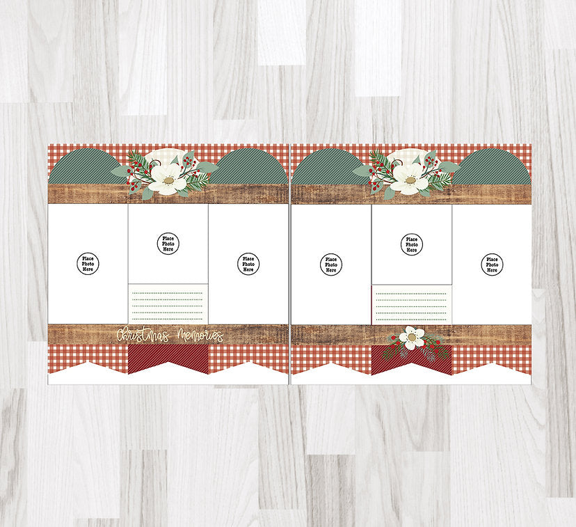 Scrapbooking and Page Layout Kits-Keller’s Creations Perfect Pages-Christmas Memories