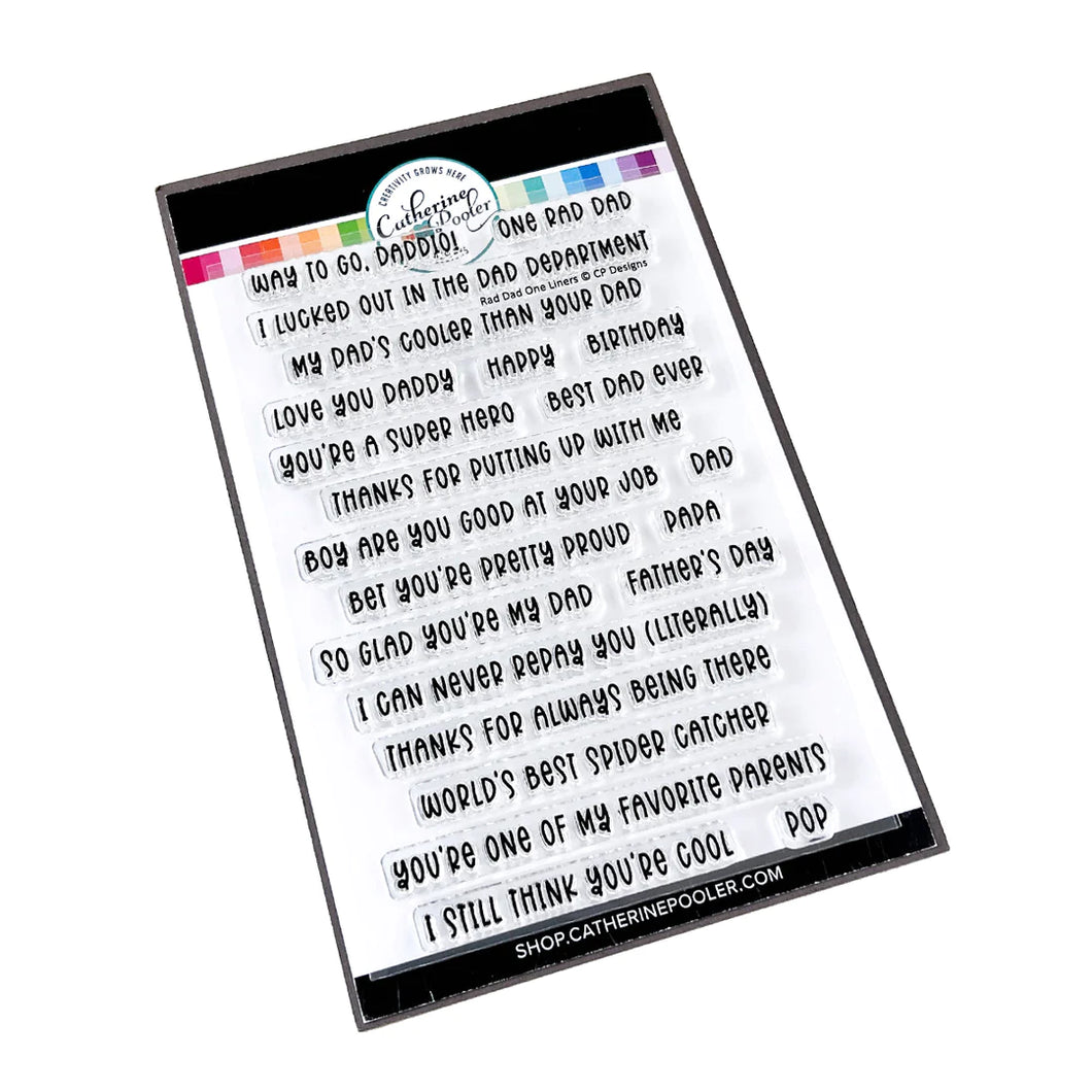 Stamps: Catherine Pooler Designs-Rad Dad One Liners Stamp Set