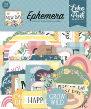 Load image into Gallery viewer, Embellishments: Echo Park Ephemera Die Cut Cardstock Pack-New Day
