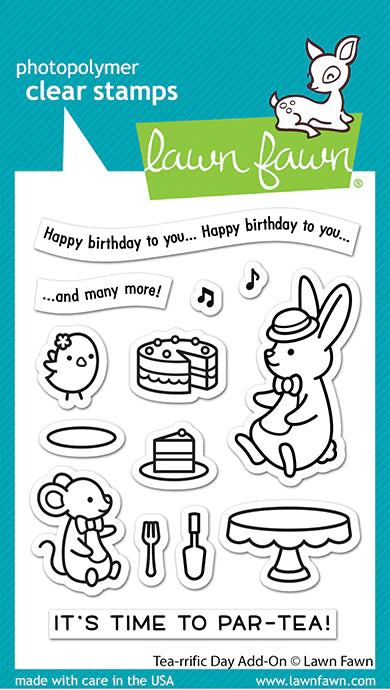 Stamps: Lawn Fawn-Tea-rrific Day Add-On