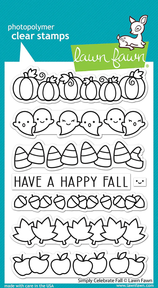 Stamps: Lawn Fawn-Simply Celebrate Fall