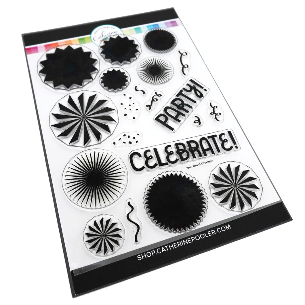 Stamps: Catherine Pooler Designs-Party Fans