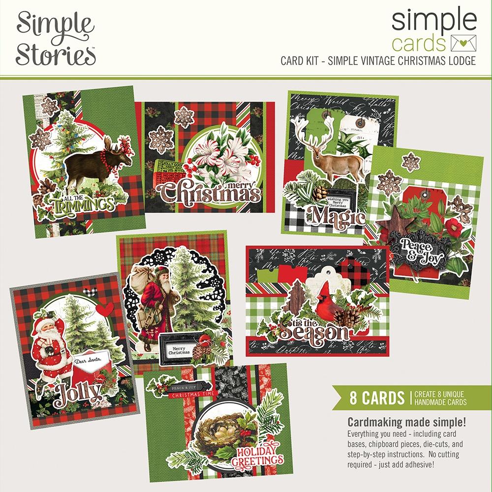 Card Kit: Simple Stories-Simple Vintage Christmas Lodge