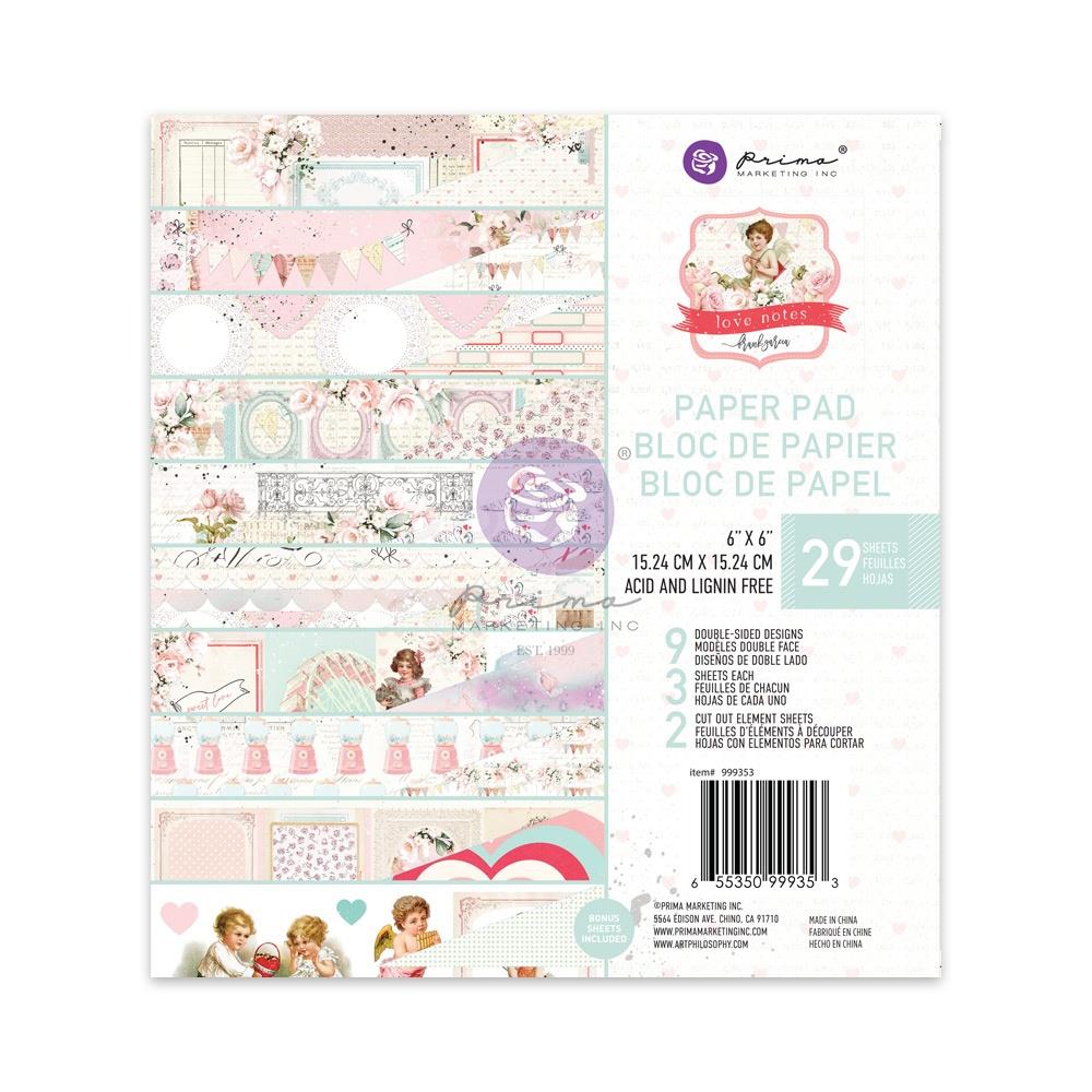 6x6 Paper: Prima Marketing Double-Sided Paper Pad 6