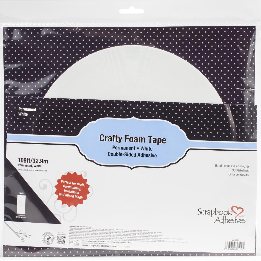 Adhesives: Scrapbook Adhesives Crafty Foam Tape Roll by Scrapbook Adhesives