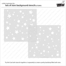 Load image into Gallery viewer, Stencils: Lawn Fawn-Lots of Stars Background Stencil
