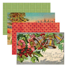 Load image into Gallery viewer, Specialty Paper: Spellbinders-HOME FOR THE HOLIDAYS 6 X 9-INCH PAPER PAD FROM THE CHRISTMAS FLEA MARKET FINDS COLLECTION BY CATHE HOLDEN
