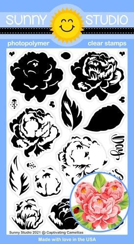Stamps: Sunny Studio Stamps-Captivating Camellias