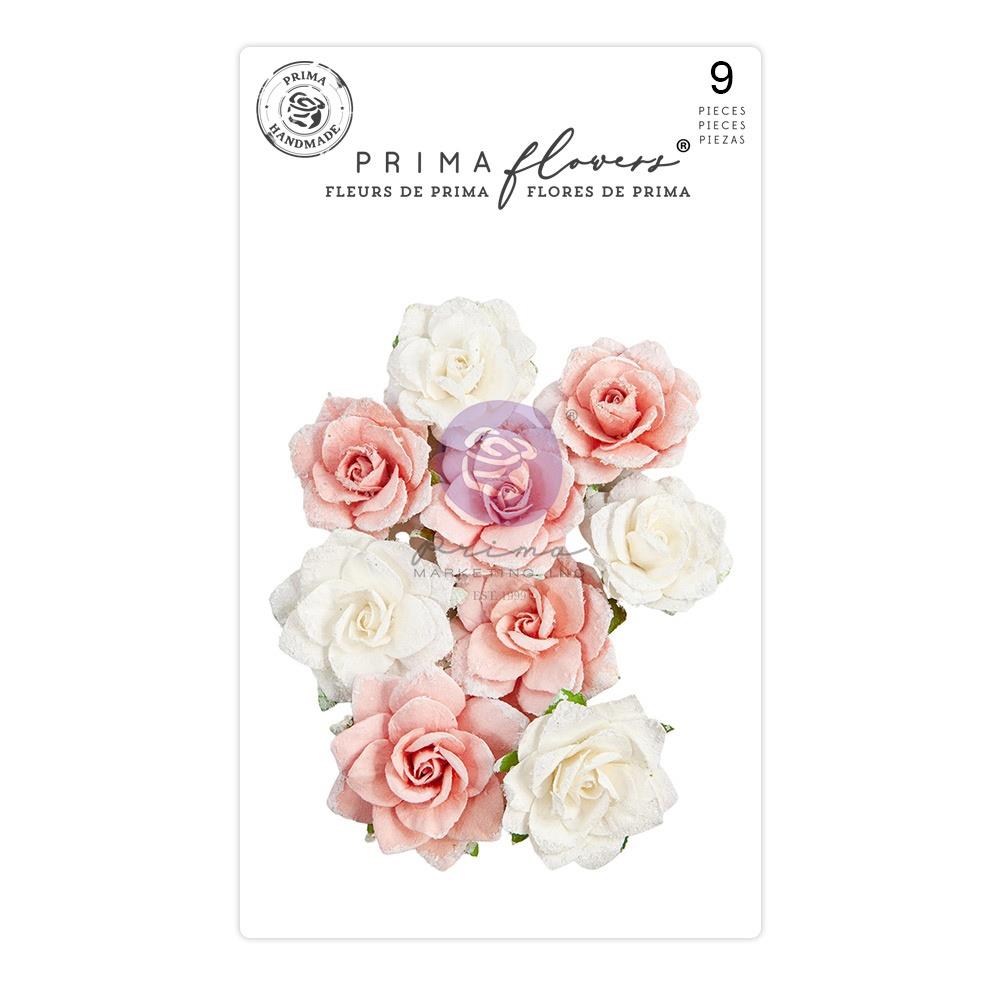 Embellishments: Prima Marketing Mulberry Paper Flowers by Frank Garcia-Beautiful Story/Love Notes