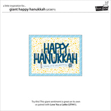 Load image into Gallery viewer, Dies: Lawn Fawn-Giant Happy Hanukkah
