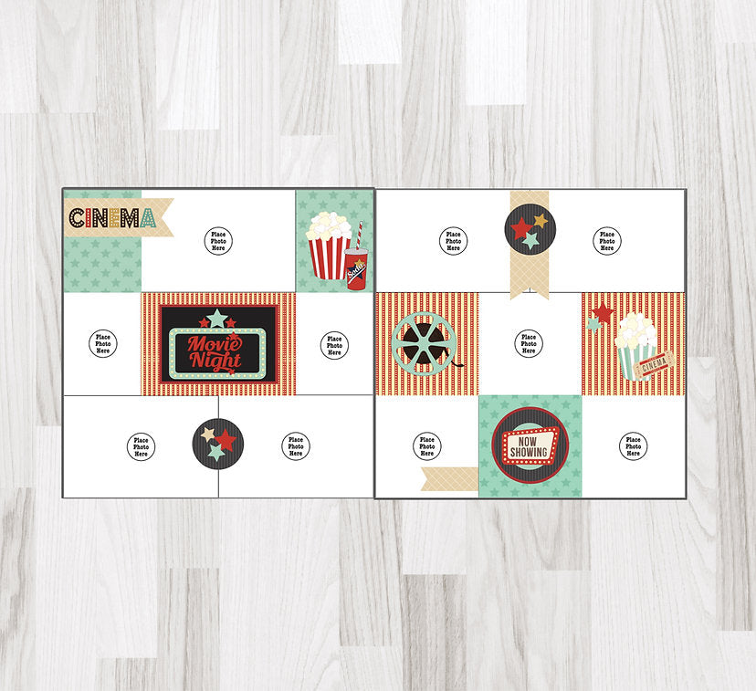 Scrapbooking and Page Layout Kits: Keller’s Creations Perfect Pages-Movie Night