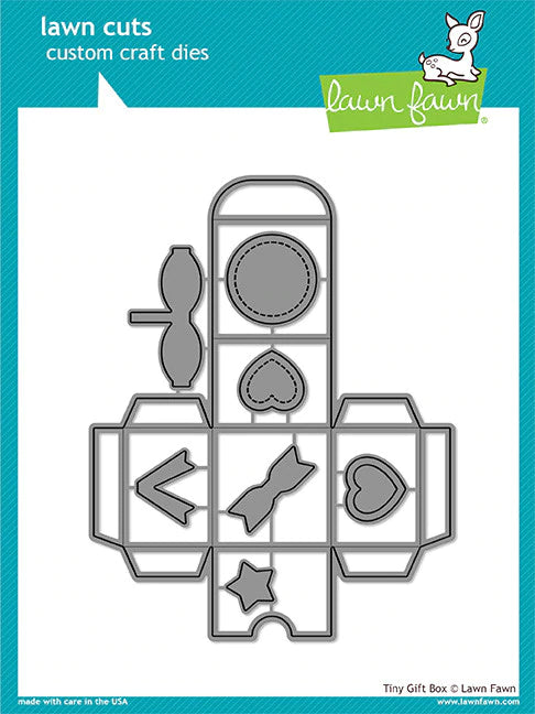 Dies: Lawn Fawn-Tiny Gift Box – Purple Pinky Promises